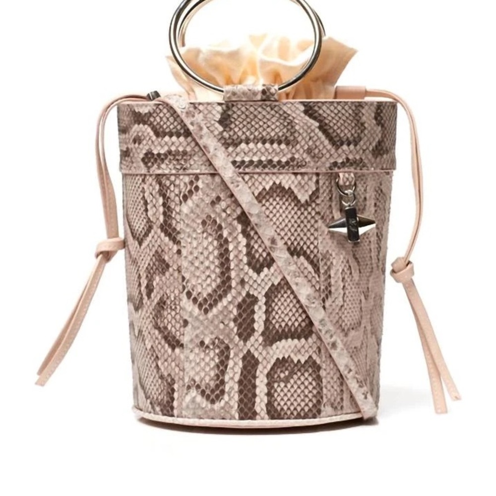 Emm Kuo Marigot Bucket Bag python